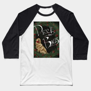 Golden Retriever Christmas Balls Baseball T-Shirt